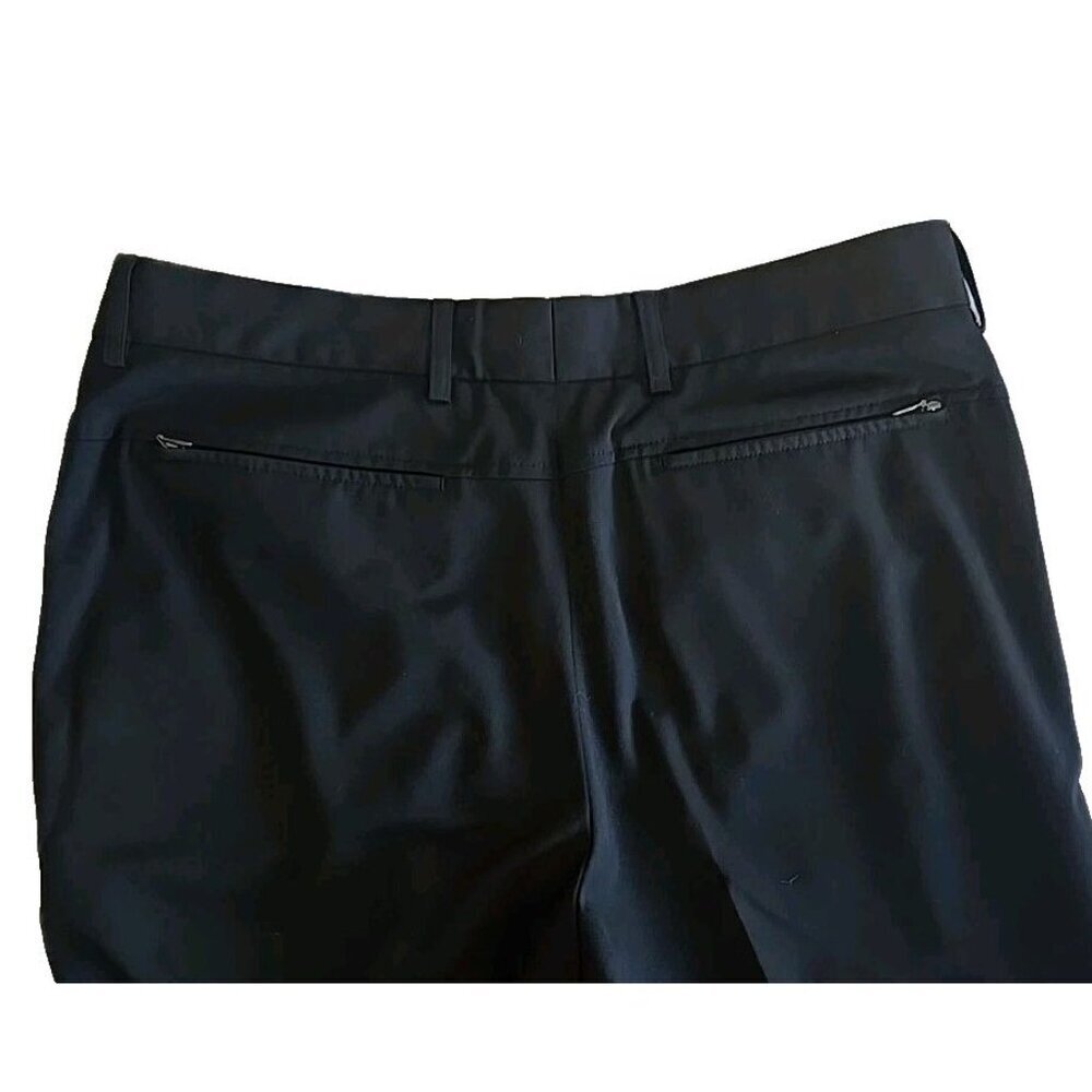 Alberto Comfort Fit Black Pants 36x29 James Ceramica Size 52 Smart Casual - Picture 5 of 6